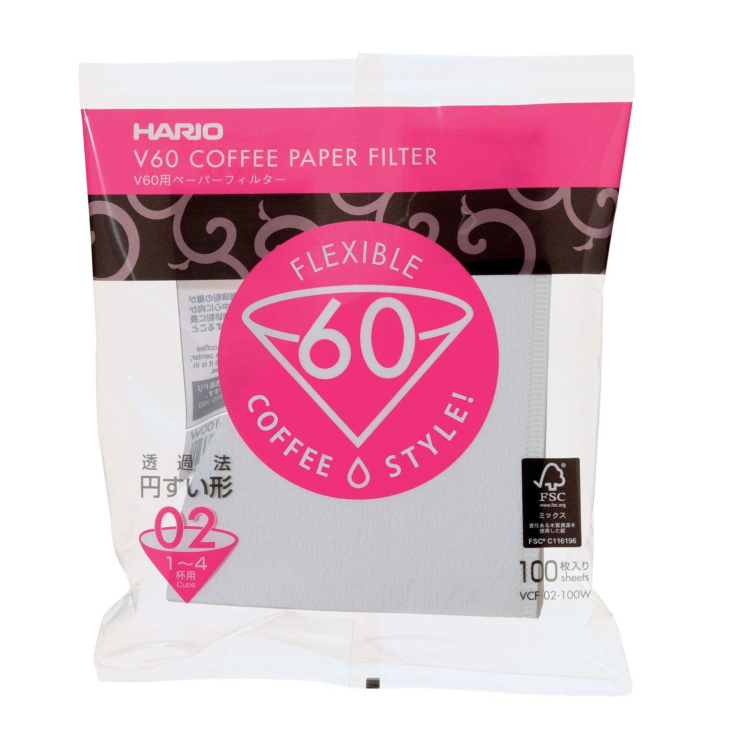 V60 FILTERS 100 pcs